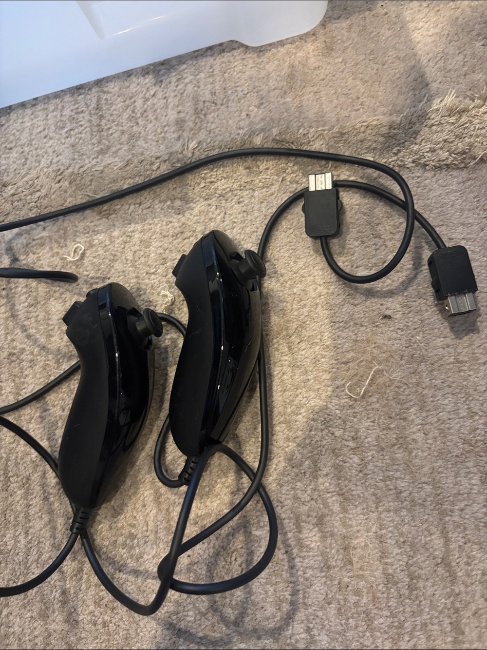 Black Wired Motion Controller Pair